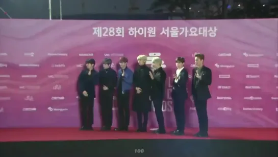 [VK][15.01.19] MONSTA X on Red Carpet @The 28th SEOUL MUSIC AWARDS 2019