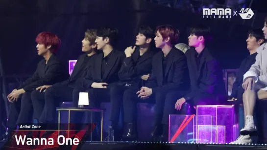 [VK][12.12.18] [2018MAMA x M2] Wanna One Reaction to MONSTA X Performance in JAPAN