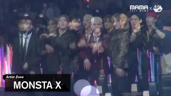 [VK][29.11.17] MONSTA X Reaction to Perfomance @MAMA 2017 in Japan