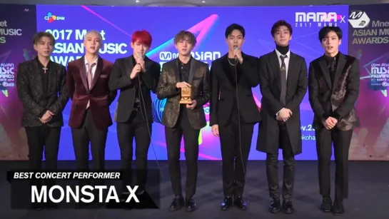 [VK][29.11.17] MONSTA X (Thank You Stage) @ 2017 MAMA in Japan x M2