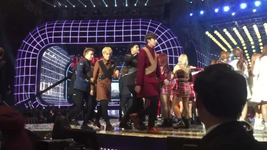 [VK] [27.12.2015] Monsta X на концовке  @ SBS Awards Festival