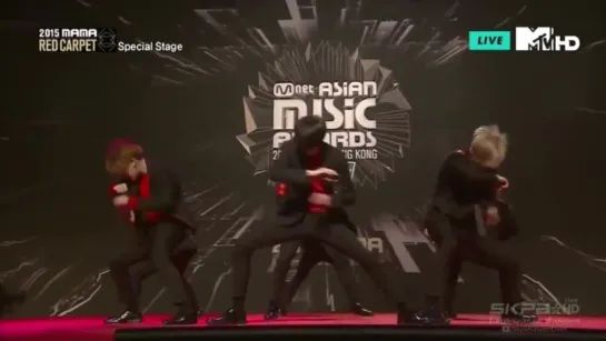 [VK] [02.12.2015] Monsta X - Trespass, Hero @ MAMA 2015