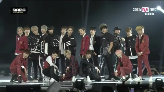 [VK] [02.12.2015] Monsta X - Trespass + Dance collaboration with SEVENTEEN @ MAMA 2015