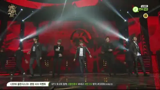 [VK] [20.01.2016] Monsta X - Trespass, Hero @  Golden Disk Award