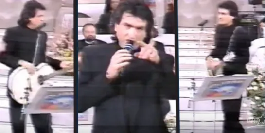 Sanremo 1995 - TOTO CUTUGNO e Pippo Baudo