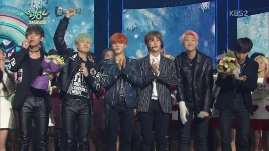 `SHOW:CUT` 151211 | Bangtan - 1st place @ Music Bank