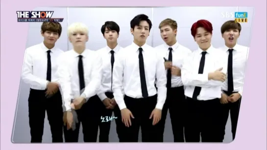 `VIDEO` 150630 | Bangtan - Mini Interview @ SBS The Show