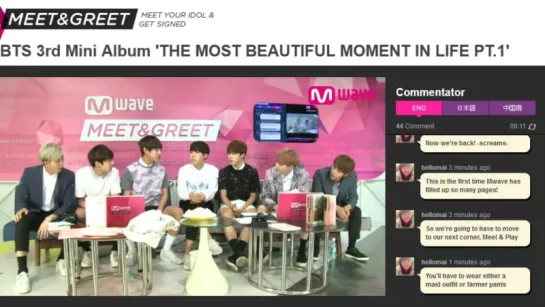 `VIDEO` 150603 | Bangtan @ Mwave Meet and Greet