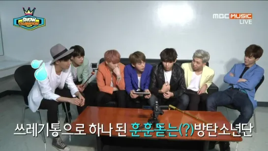 `VIDEO` 150513 | Bangtan with X  @ Show Champion