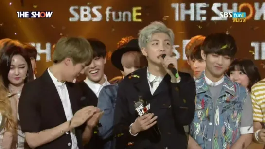 `VIDEO` 150505 | Bangtan -  #BTS1stWin + Ending @ The Show