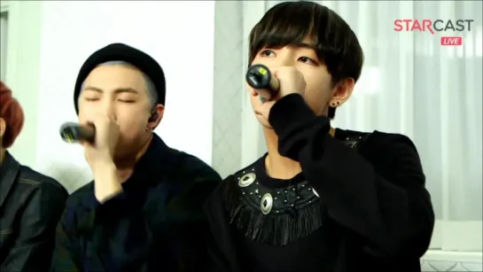 `VIDEO` 150429 | Bangtan (방탄소년단) - I NEED U (slow jam ver.) @ STARCAST ON AIR