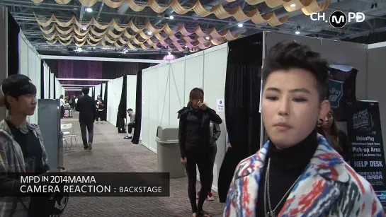 `VIDEO` MPD in 2014MAMA: Various artists' CAMERA REACTION : BACKSTAGE