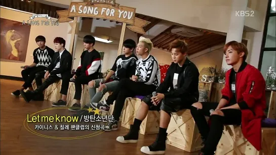 `SHOW:CUT` Bangtan - Let Me Know @ A Song 4you