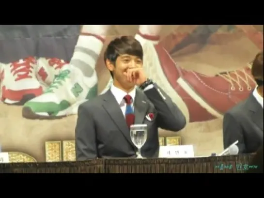 120813 Cute Minho @ 'For You in Full Blossom' Press Con.