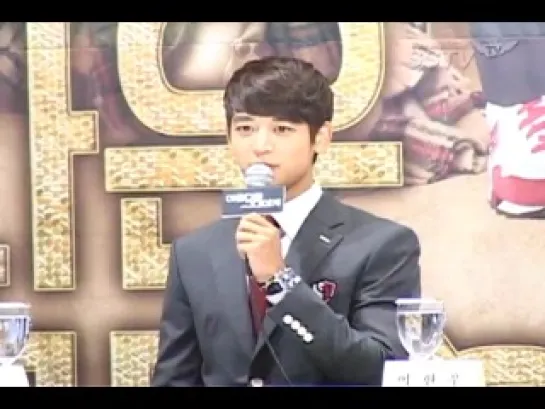 [SSTV] 120813 Minho interview @ For You In Full Blossom press conference