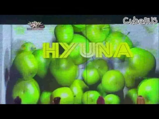 HyunA - Don't Fall A Part+Unripe Apple Music Bank Comeback Stage (рус.саб)