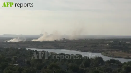 Эксклюзив. Танковая атака ВСУ на Старомихайловку. ⁄The UAF tanks attack on Staromihailovka.