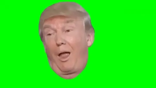 Трамп ебало green screen