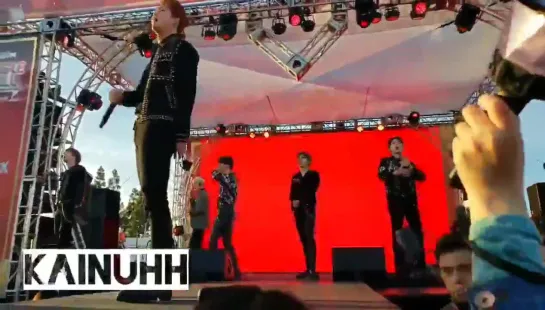 [VK][181130] MONSTA X fancam - Trespass @ Jingle Ball Village in Los Angeles