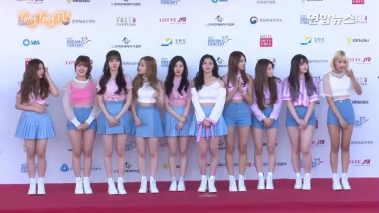 PRISTIN(프리스틴) 2017 DREAM CONCERT Red Carpet (WEE WOO, Black Widow, 2017 드림콘서트)