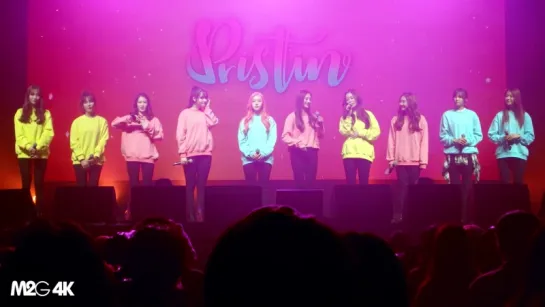 [직캠] 170106 플레디스 걸즈 Bye  Hi - PRISTIN ( 그룹이름 발표 + 토크 )