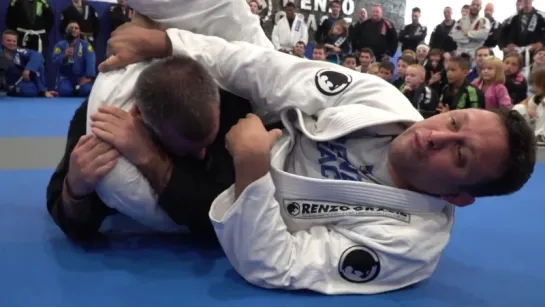 Renzo Gracie vs brown belt Bryan Patrick #бжж_настроение