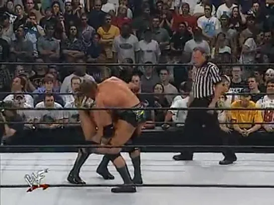 WWF King of the Ring 2000 - Triple H (c) & Vince and Shane McMahon vs The Rock Undertaker & Kane (WWF Title)