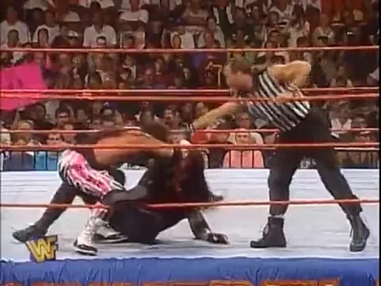 [Wrestling Museum]WWF The Undertaker vs Bret Hart referee HBK SummerSlam 3.08.1997