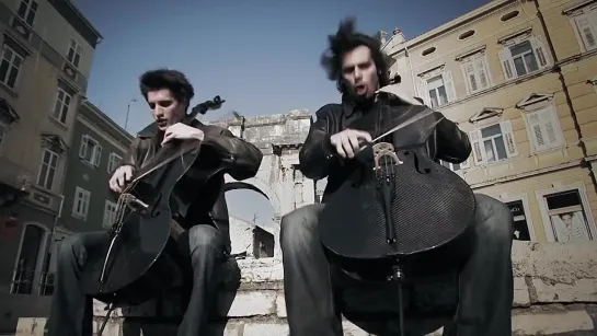 2CELLOS - Welcome To The Jungle клип тяжелая классика))