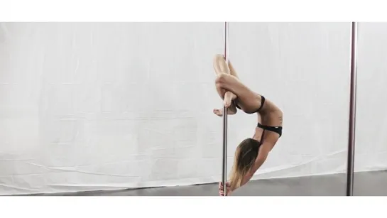 Pole dance онлайн урок Valeria Poklonskaya (trick Remi seat ака Йог)