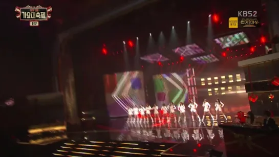 I.O.I - Whatta Man + Very Very Very @ 2016 KBS Gayo Daechukje 161229