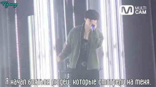 [Рус.саб.] BigBang -  Loser DaeSung Fancam @Mnet MCOUNTDOWN150507