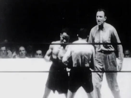 Henry Armstrong dirty (vs. Lou Ambers II), Aug. 22, 1939. Art Donovan referee.