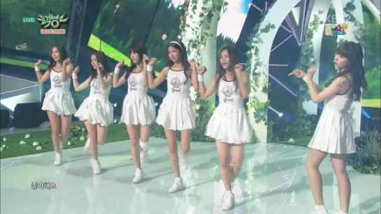 150724 GFriend (여자친구) - Me gustas tu (오늘부터 우리는) @ Music Bank [Comeback Stage]