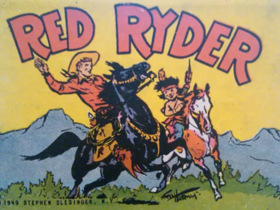 RED RYDER / Cowboy and the Prizefighter (1949) вестерн дети в кино