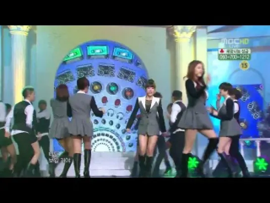 [111224] T-ara - Roly Poly + Cry Cry [Music Core X-mas Special]