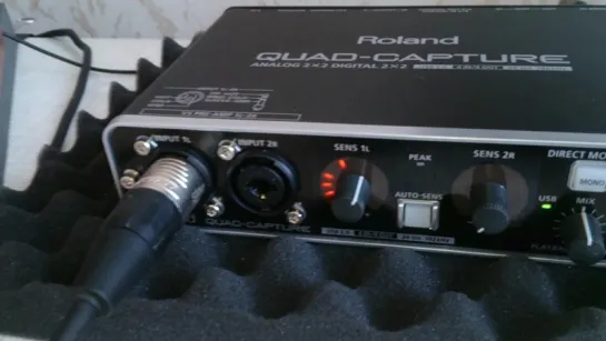 Тест работоспособности Roland UA-55 Quad Capture для Safe-to-Sell