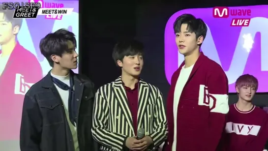 [РУС.САБ][SF9][MEETGREET] TAE YANG, CHANI and ROWOON`s Aegyo Battle!