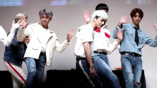 [FANCAM] 180318 SF9 -1.5 speed (Роун ver) - Mamma Mia @ Dongja Art Hall (Geondae) Fansign