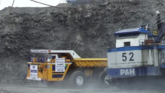 The Largest Dump Truck in The World in Action