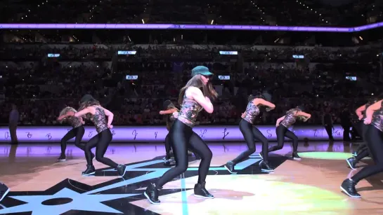 Spurs Silver Dancers  Team Energy - Military Tribute March 2017