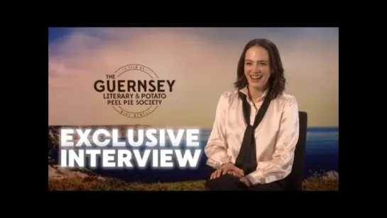 Jessica Brown Findlay Interview The Guernsey Literary and Potato Peel Pie Society