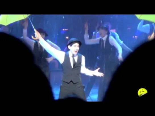 |FANCAM| 140709 @ "Singin' In The Rain" Musical (Baekhyun focus) #9