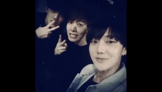 150426 Yesung Instagram with Donghae and Sehun