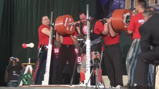 2012 Super Cup of Titans Andrey Malanichev 490 kg Squat No Lift (5_27_2012)