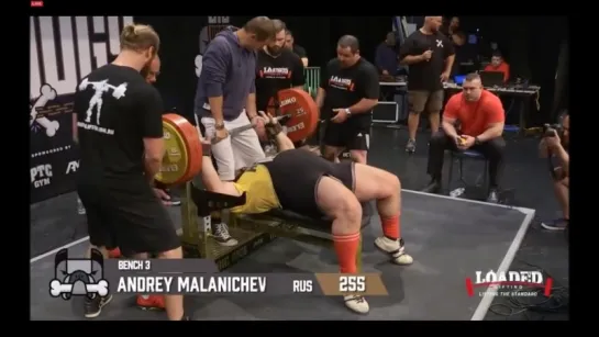 Andrey Malanichev 1140KG_2513LB WR Total 3rd Attempts, HD