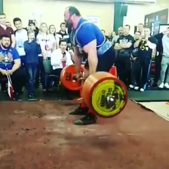 405kg_891lbs Deadlift - Andrey Malanichev - to total 1115kg_2453lbs!