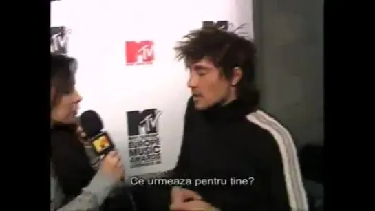 Интервью MTV Romania во время EMA'08