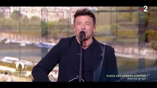 Patrick Bruel_Place des grands hommes_Paris 2024 le concert evenement - Dans un an les Jeux_France 2_25.07.2023