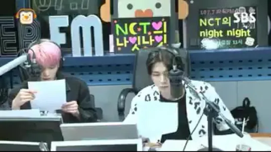 170816 Taeyong reading out his sister's message @ "NCT's night night" Radio